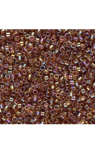 Miyuki delica Beads 11/0 - Transparent amber ab DB-170